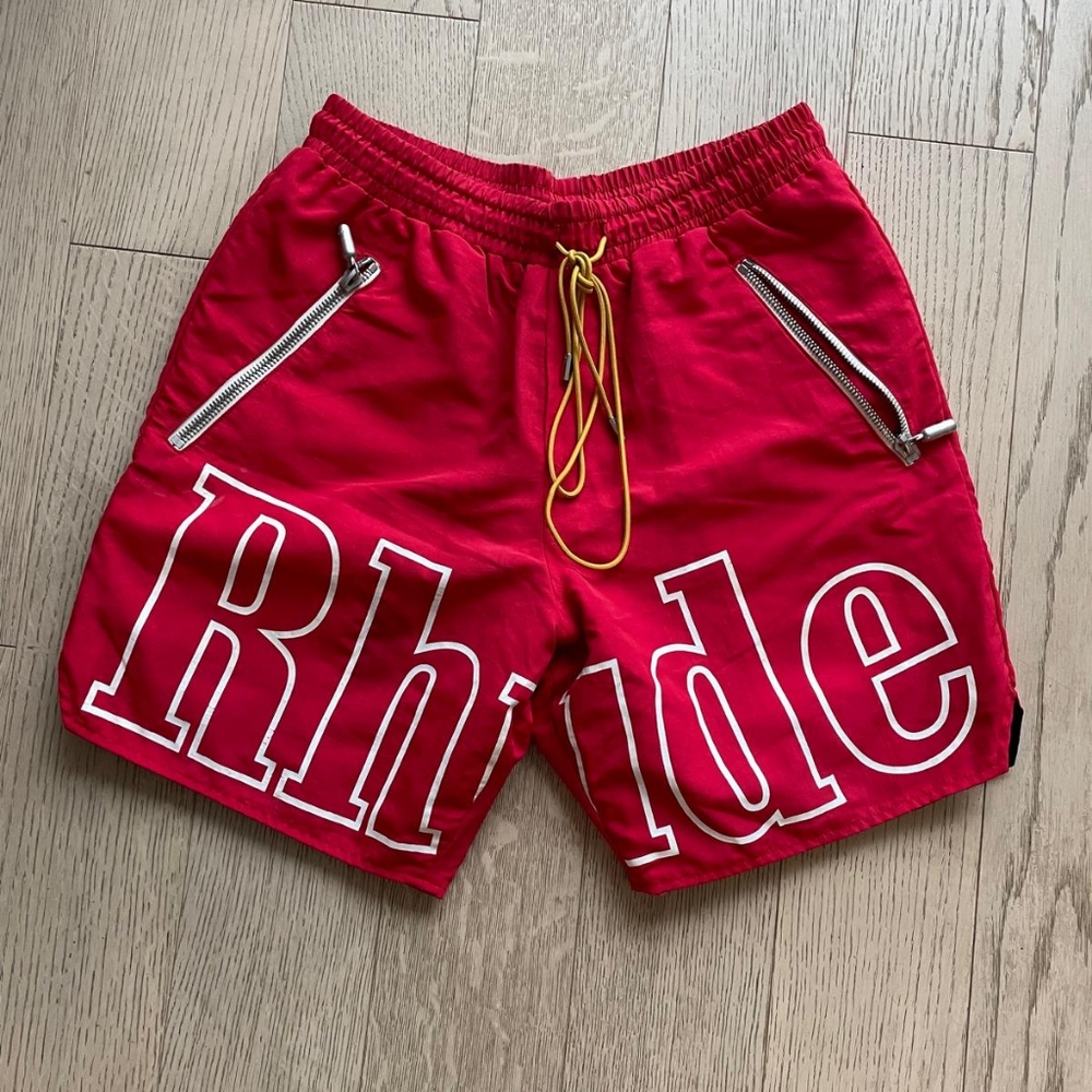 Rhude Red Athletic Shorts
